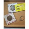 Image 1 : GREAT BRITAIN 1919 COIN, 1944 PENNY & A SMALL RING