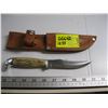 Image 1 : BONE LOOK HANDLED KNIFE AND SHEATH