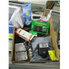 Image 2 : BOX OF MISC CAMERA FLASHES, CHARGERS, FILM ETC