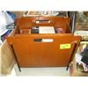 Image 3 : WOODEN MAGAZINE HOLDER, BOX WITH BONANZA DVD SET, WOOD JEWELERY BOX ETC
