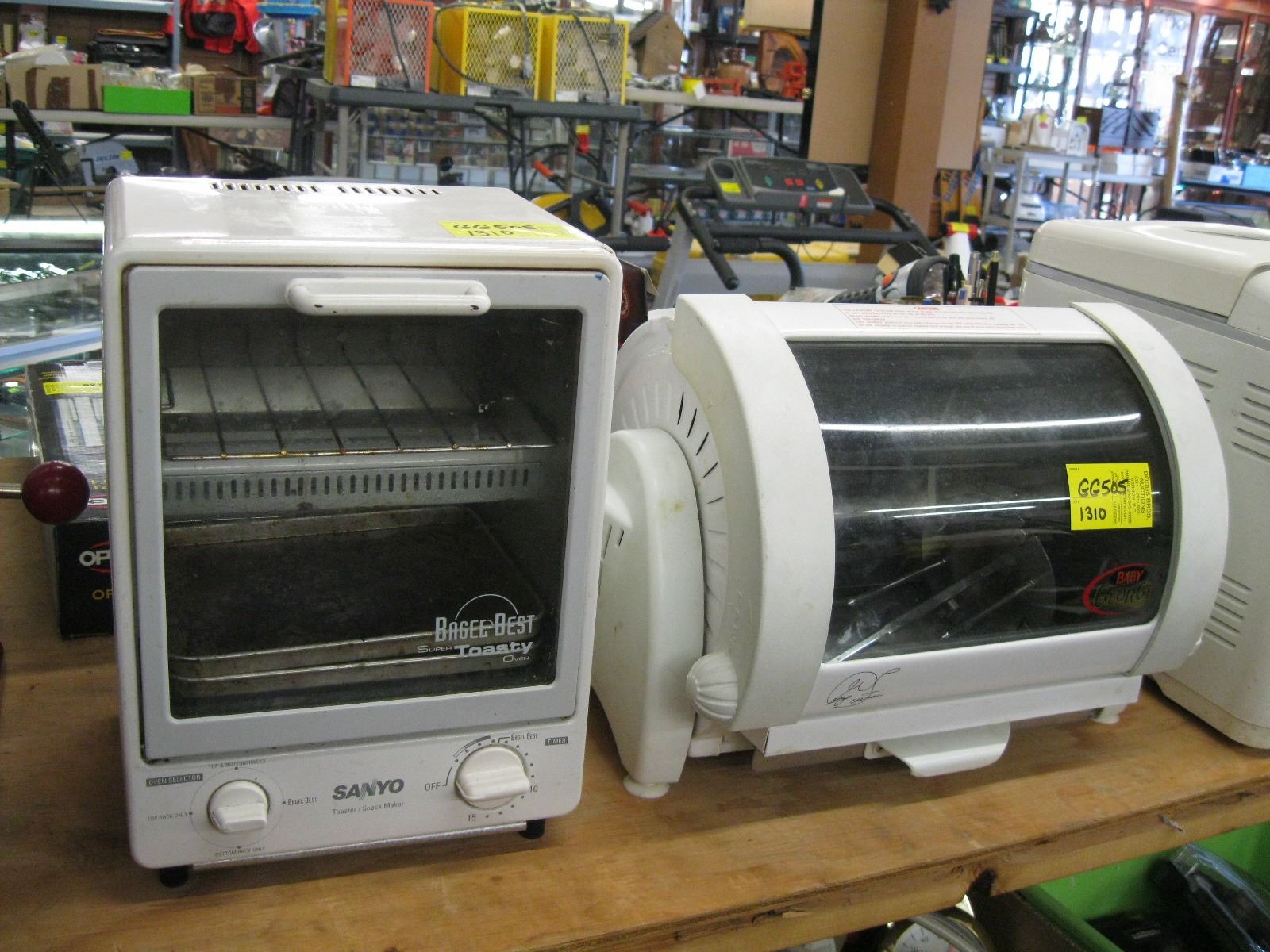 GEORGE FOREMAN BABY GEORGE OVEN AND A BAGEL BEST TOASTER