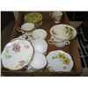 Image 2 : LOT OF CHINA TEACUPS & SAUCERS