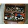 Image 2 : WOODEN FOLD OUT BOX WITH ASSORTED PAINTS