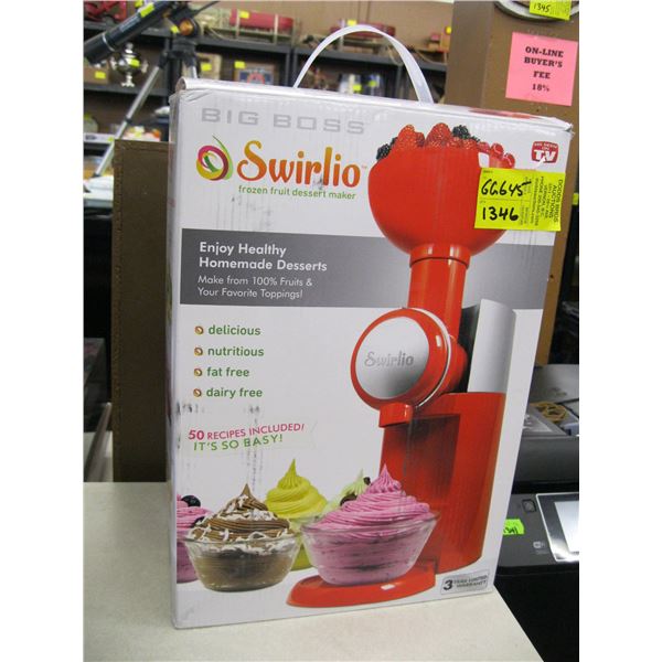 SWIRLIO FROZEN DESSERT MAKER