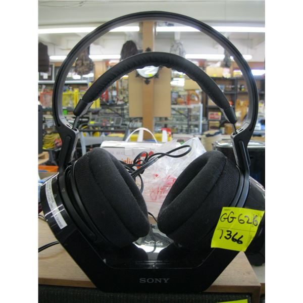 PAIR OF SONY CORDLESS HEADPHONES