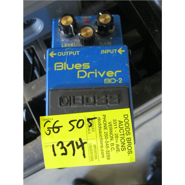 BOSS BLUES DRIVER BD2 PEDDLE