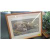 Image 1 : FRAMED ROBERT BATEMAN 2011 SHOW OF HEARTS PRINT OF GRIZZLY AT REST