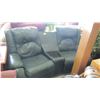 Image 1 : TWO SECTION RECLINER LOVESEAT