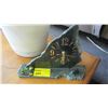 Image 1 : DECORATIVE JADE CLOCK WITH LITTLE TRACTOR