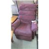 Image 1 : MAROON ELECTRIC LIFT CHAIR