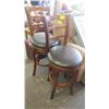 Image 1 : 2 SWIVEL TOP STOOLS