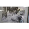 Image 3 : FRAMED PRINT OF THE WOLVES BY ALAN SAKHAVARZ