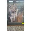 Image 2 : FRAMED WOLF PRINT