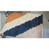 Image 1 : 4 FOOT WIDE MULTI COLOURED SHAG CARPET