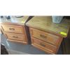 Image 2 : MATCHING PAIR OF TWO DRAWER NIGHT TABLES
