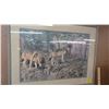 Image 1 : LARGE FRAMED PRINT OF THE WOLVES