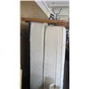 Image 2 : SINGLE BOX SPRING AND MATTRESS WITH BEDFRAME AND HEAD BOARD