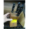 Image 1 : KNIFE BLOCK WITH KNIVES