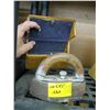 Image 1 : SAD IRON WITH FOLDING WOODEN BOX.