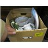 Image 1 : BOX OF ASSORTED DISHES