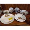 Image 1 : LOT OF ROYALTY BOWL, PLATE AND MUGS