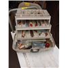 Image 1 : FISHING TACKLE BOX WITH CONTENTS