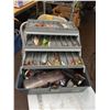 Image 1 : FISHING TACKLE BOX WITH CONTENTS