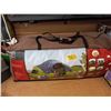 Image 1 : 14'X8' FAMILY TENT, SLEEPS 6 (DOES NOT CONTAIN CHAIRS, 1 SLEEPING BAG, PILLOWS)