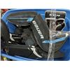 Image 2 : BIN WITH ASSORTED HOCKEY HELMET, GLOVES, STREET HOCKEY GEAR ETC