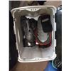 Image 3 : BIN OF MISC MOTOCROSS GEAR, PADS ETC