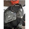 Image 4 : BIN OF MISC MOTOCROSS GEAR, PADS ETC