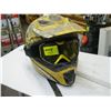 Image 1 : YELLOW MOTORCYCLE HELMET AND GOGGLES