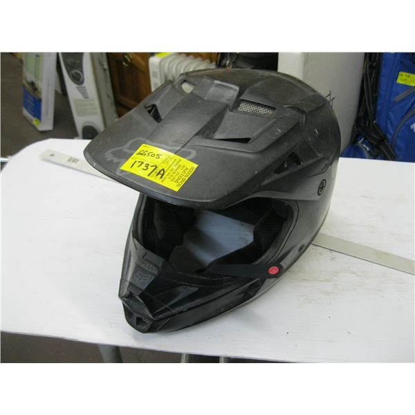 BLACK FOX MOTORCYCLE HELMET