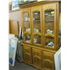 Image 1 : OAK MATCHING CHINA CUPBOARD