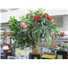Image 2 : TWO ARTIFICIAL PLANTS ONE WITH METAL STAND