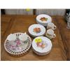 Image 1 : LOT OF GERMAN BAVARIA FRUIT PATTERN DISHES ETC