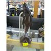 Image 1 : WOODEN DOLPHIN FIGURINE