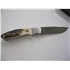 Image 2 : CRKT KOMMER BROW TINE KNIFE W/STAG HANDLE IN SHEATH
