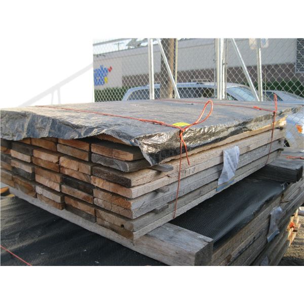 ROUGH CEDAR BOARDS, AIR DRIED, STRIPPED, TRIMMED & GRADED