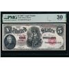 Image 1 : 1907 $5 Legal Tender Note PMG 30