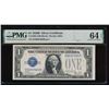 Image 1 : 1928B $1 Silver Certificate PMG 64EPQ