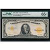 Image 1 : 1922 $10 Gold Certificate PMG 65EPQ