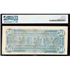 Image 2 : 1864 $50 T-66 Confederate PMG 64