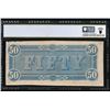 Image 2 : 1864 $50 T-66 Confederate PCGS 62