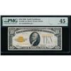 Image 1 : 1928 $10 Gold Certificate PMG 45