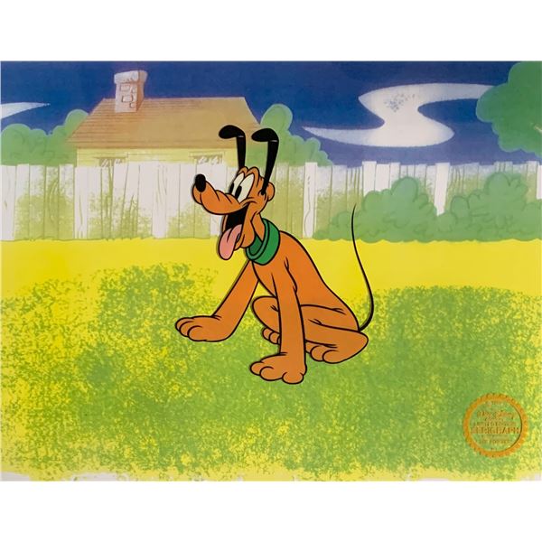 Disney Pluto Limited Edition Sericel Animation Art Cel