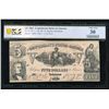 Image 1 : 1861 $5 T-37 Confederate PCGS 30
