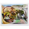 Image 1 : Picasso CAFE AT ROYAN Estate Signed Limited Edition Giclee