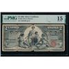 Image 1 : 1896 $2 Educational Silver Certificate PMG 15