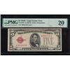 Image 1 : 1928C $5 STAR Legal Tender Note PMG 20